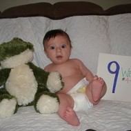 Mason’s 9 Week Pictures and Weight Update!