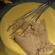 Homemade Pumpkin Pie with Candied Pecan Topping