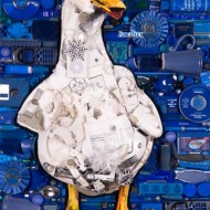 Glad Black Bag ARt Mosaics