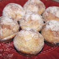 Nutella Stuffed Muffins Featuring Nectresse