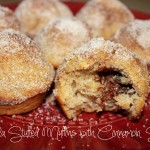 Nutella Stuffed Muffins Featuring Nectresse 