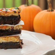 Pumpkin Cheesecake Brownies