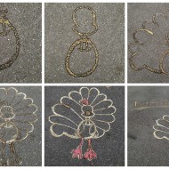 Homemade Chalk Paint + How to Draw a Turkey