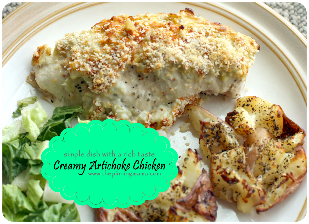 creamy artichoke chicken