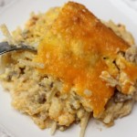 Cheesy Hash Brown Casserole with The Works