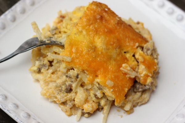 Creamy Hash Brown Casserole with The Works