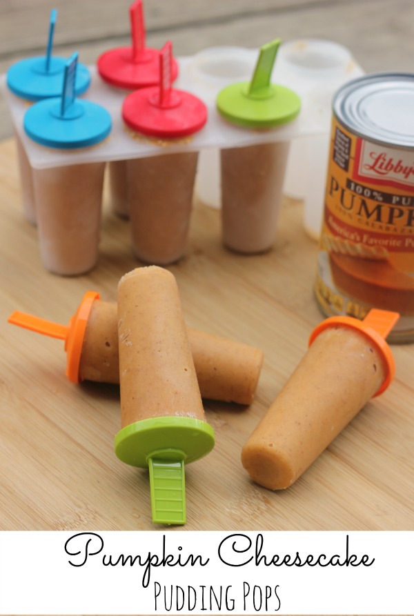 Pumpkin Cheesecake Pudding Pops