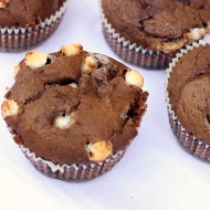 Double Chocolate Pumpkin Muffins