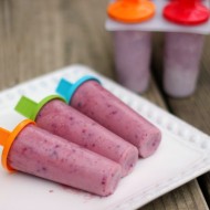 Berry Chocolate Breakfast Popsicles