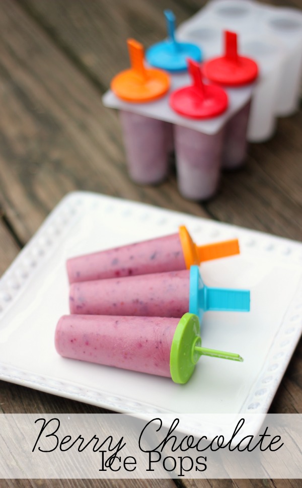 Berry Chocolate Ice Pops Recipe