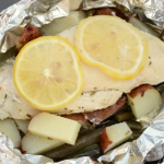 Lemon Chicken Foil Packet Campfire Meal