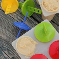 Peanut Butter Yogurt Ice Pops