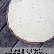 Homemade Seasoned Pizza Dough