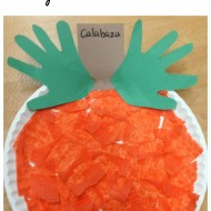 Easy Pumpkin Craft for Toddlers