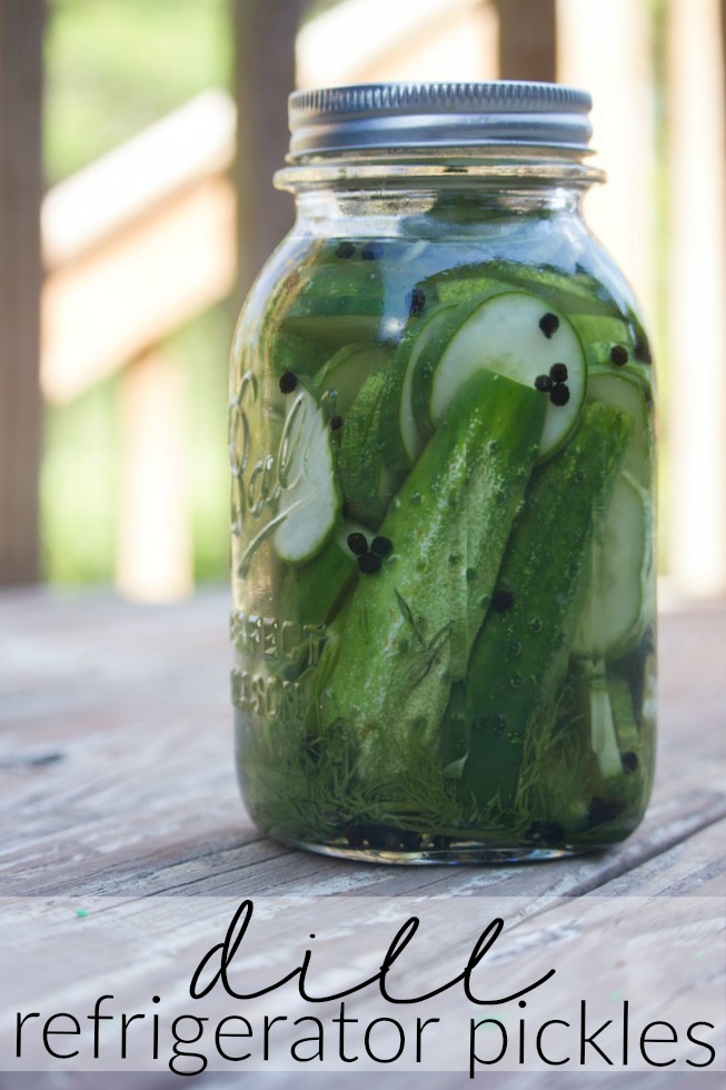 easy refrigerator pickles